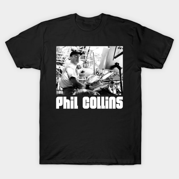 Phil Collins v2 T-Shirt by Christyn Evans